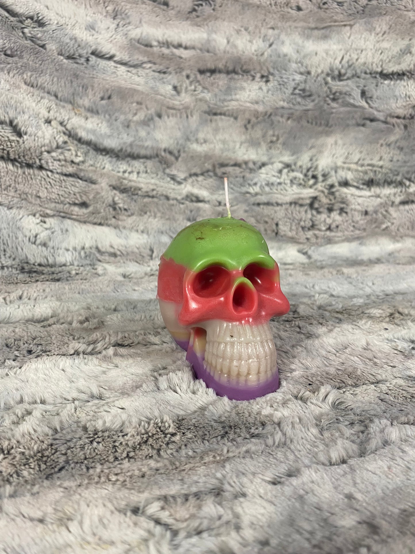 Smokin' Skull Candle