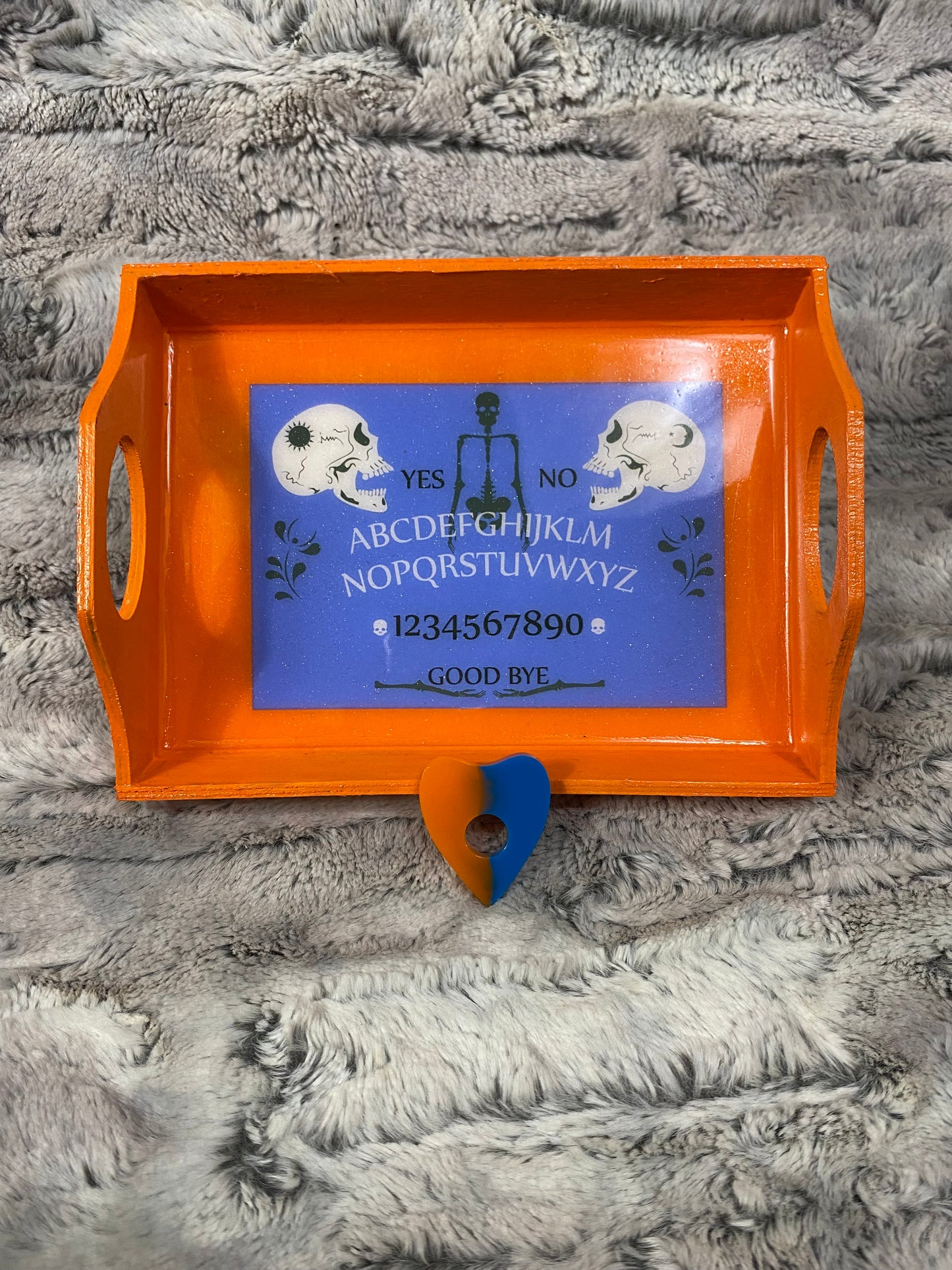 Orange Ouija Board Tray
