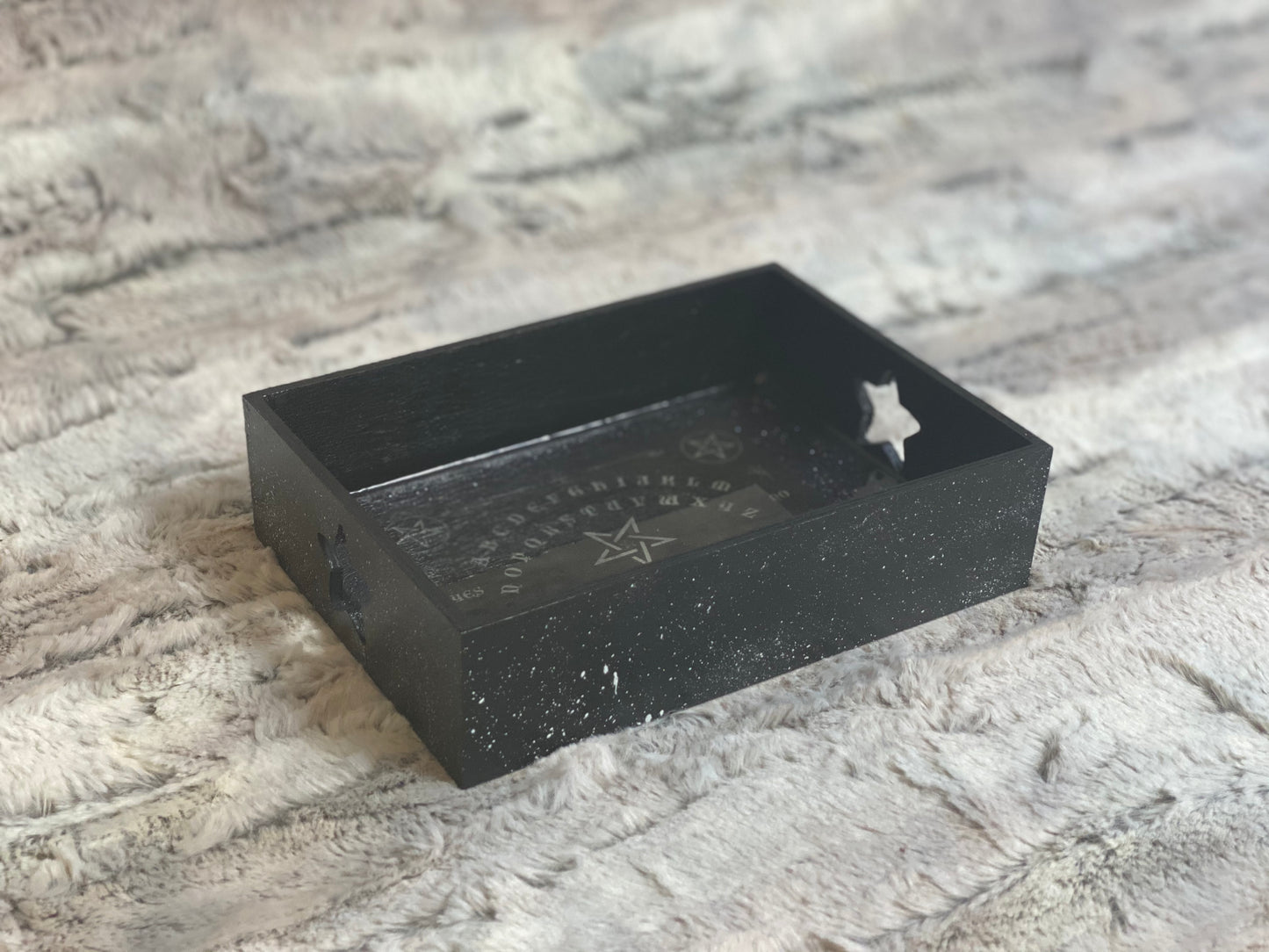 Black Stardust Ouija Tray