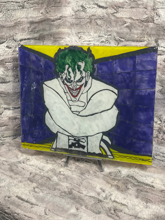 Clown Prince of Crime Stained Glass Picture