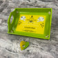 Green Ouija Board Tray
