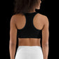 AfroGoth Red Sports bra