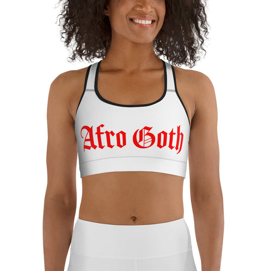 Afro Goth Sports bra