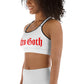 Afro Goth Sports bra