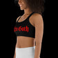AfroGoth Red Sports bra