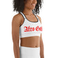 Afro Goth Sports bra