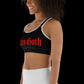 AfroGoth Red Sports bra