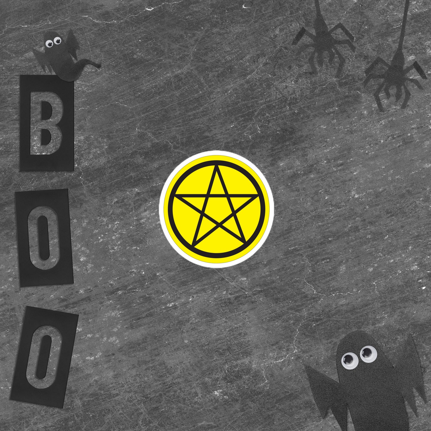 Toxic Pentagram Sticker