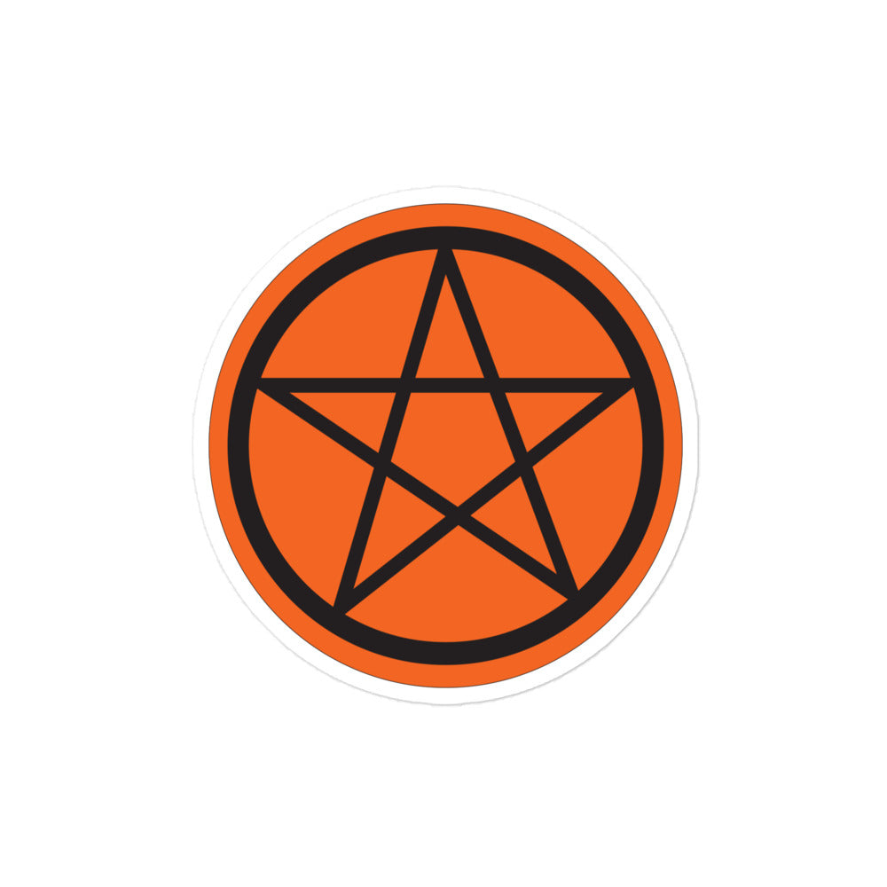 Orange Pentagram