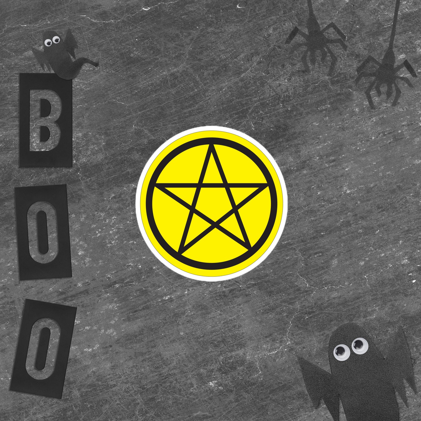 Toxic Pentagram Sticker