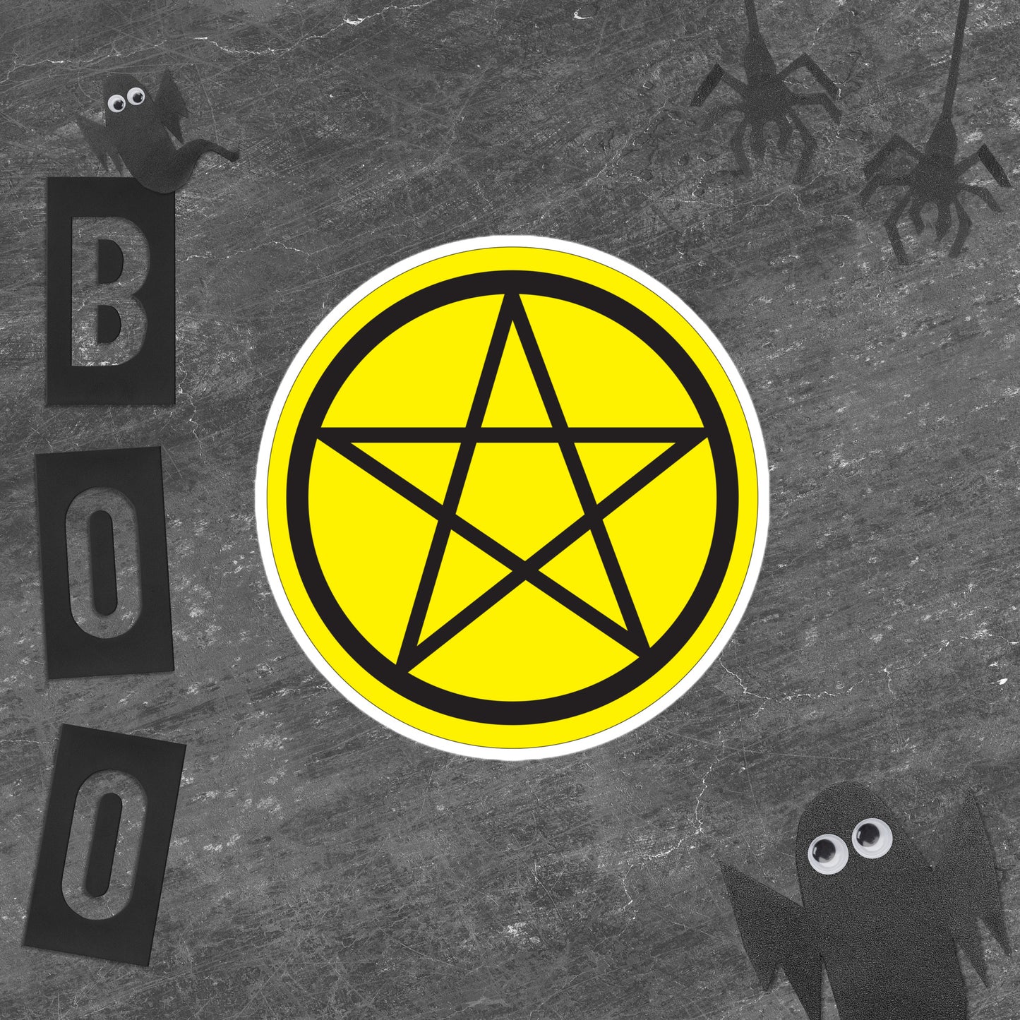 Toxic Pentagram Sticker